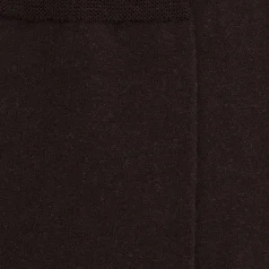 Homme Doré Doré Chaussettes^Chaussettes homme en laine et coton - Marron Chocolat