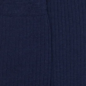 Homme Doré Doré Chaussettes^Chaussettes homme en laine mérinos extra fine - Bleu Caban
