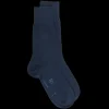 Homme Doré Doré Chaussettes^Chaussettes homme Eureka en coton égyptien - Bleu marine