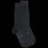 Homme Doré Doré Chaussettes^Chaussettes homme Eureka en coton égyptien - Gris