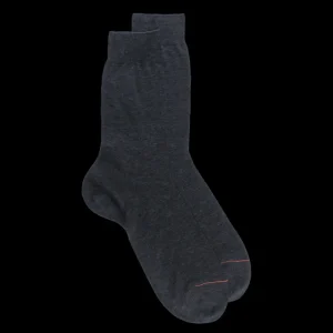 Homme Doré Doré Chaussettes^Chaussettes homme fines 100% fil d'Écosse - Gris Otarie