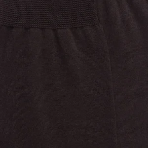 Homme Doré Doré Chaussettes^Chaussettes homme fines 100% fil d'Écosse - Couleur café