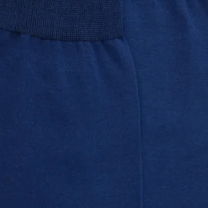 Homme Doré Doré Chaussettes^Chaussettes homme fines 100% fil d'Écosse - Bleu Voilier