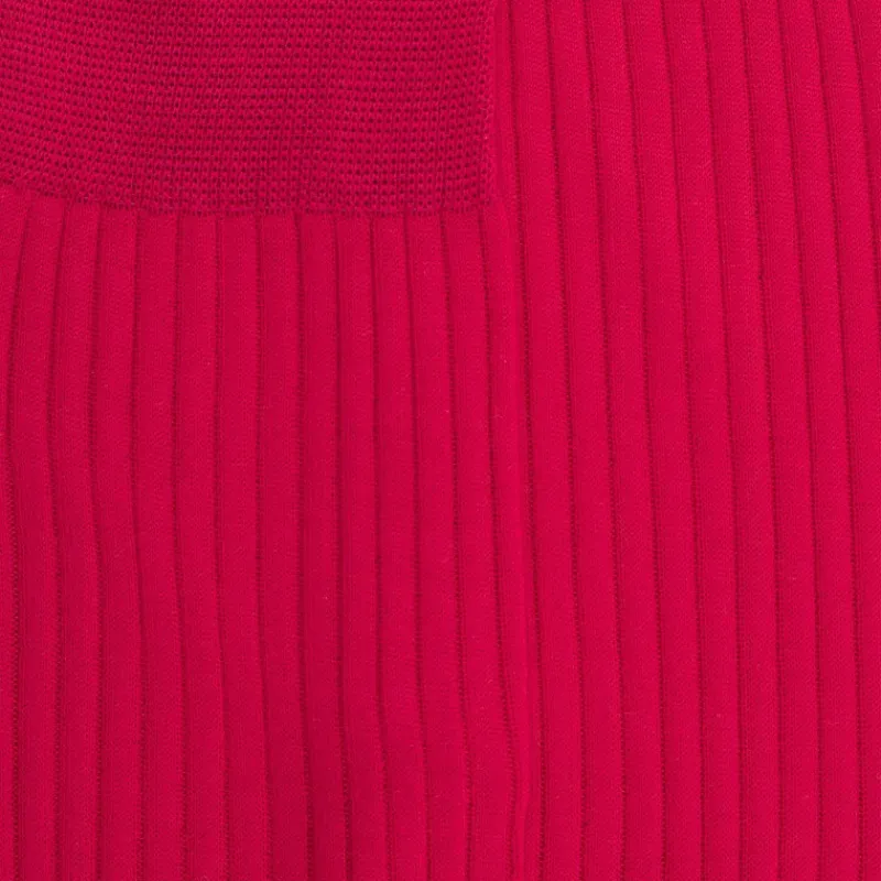 chaussettes_homme_fines___1-4.webp Homme Doré Doré Chaussettes^Chaussettes homme fines à côtes en fil d'Écosse - Rouge Cerise