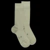 Homme Doré Doré Chaussettes^Chaussettes homme fines en fil d'Écosse - Vert Sauge