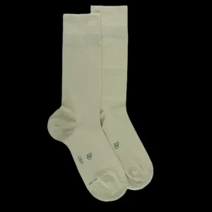 Homme Doré Doré Chaussettes^Chaussettes homme fines en fil d'Écosse - Vert Sauge