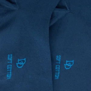 Homme Doré Doré Chaussettes^Chaussettes homme fines en coton égyptien - Bleu atlantique