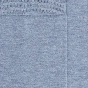 Homme Doré Doré Chaussettes^Chaussettes homme fines en fil d'Écosse - Bleu Glacier