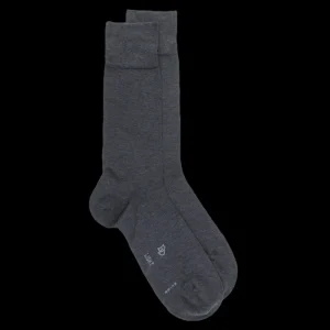 Homme Doré Doré Chaussettes^Chaussettes Homme Light en fil d'écosse et Polyamide - Gris anthracite