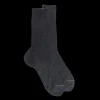 Homme Doré Doré Chaussettes^Chaussettes homme luxe en pur fil d'écosse extra fin - Gris anthracite