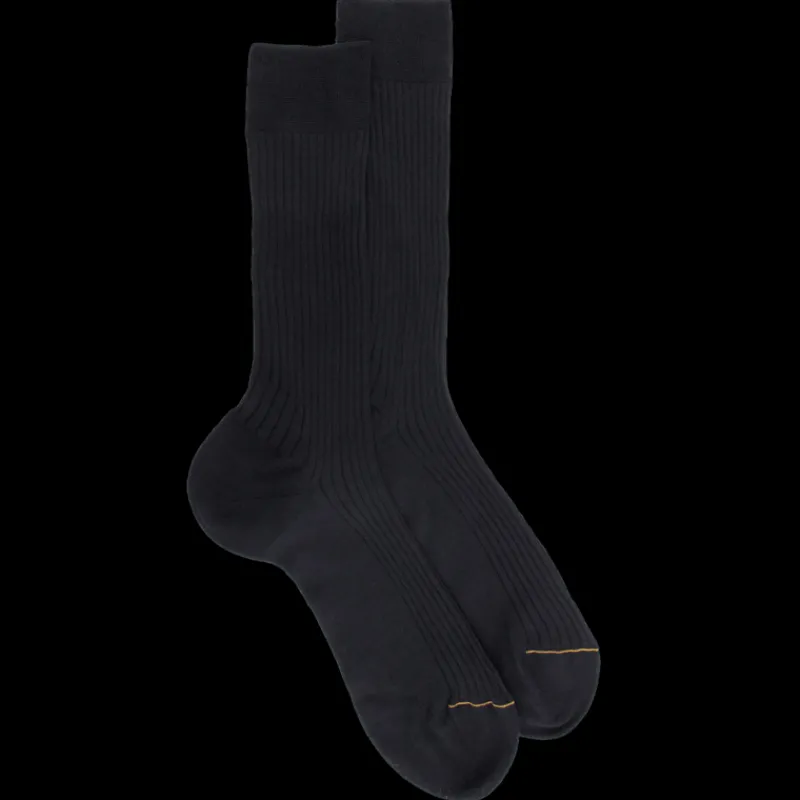 chaussettes_homme_luxe_en_0-24.webp Homme Doré Doré Chaussettes^Chaussettes Homme luxe en laine mérinos extra fine -