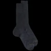 Homme Doré Doré Chaussettes^Chaussettes Homme luxe en laine mérinos extra fine - Gris