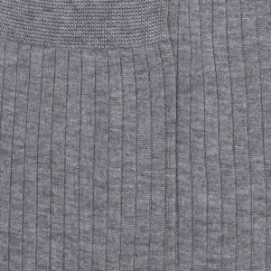 Homme Doré Doré Chaussettes^Chaussettes homme luxe en pur fil d'écosse extra fin - Gris
