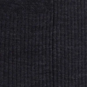 Homme Doré Doré Chaussettes^Chaussettes Homme luxe en laine mérinos extra fine - Gris