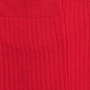 Homme Doré Doré Chaussettes^Chaussettes homme luxe en pur fil d'écosse extra fin - Rouge ponceau
