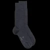 Homme Doré Doré Chaussettes^Chaussettes homme Sensation en laine mérinos & Coton égyptien - Gris anthracite