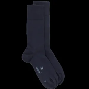 Homme Doré Doré Chaussettes^Chaussettes homme Sensation en laine mérinos & Coton égyptien - Bleu marine