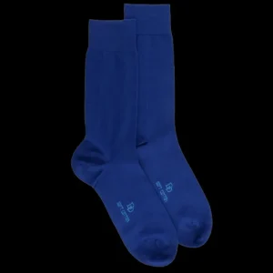 Homme Doré Doré Chaussettes^Chaussettes homme Soft Cotton - Bleu marine