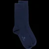 Homme Doré Doré Chaussettes^Chaussettes homme Soft Cotton - Bleu marine