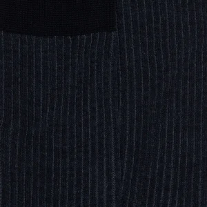 Homme Doré Doré Chaussettes^Chaussettes Homme Subtile en fil d'écosse - Bicolore bleu