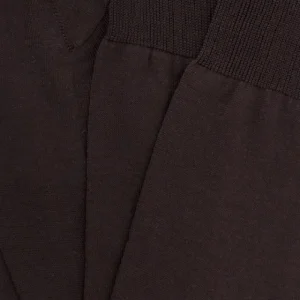 Homme Doré Doré Chaussettes^Chaussettes jersey en fil d'écosse renforcé - Marron