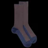Homme Doré Doré Chaussettes^Chaussettes laine à motifs géométrique – et bleu