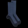Homme Doré Doré Chaussettes^Chaussettes laine à motifs géométrique - Bleu marine