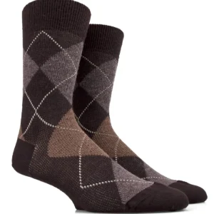Homme Doré Doré Chaussettes^Chaussettes laine jacquard losange