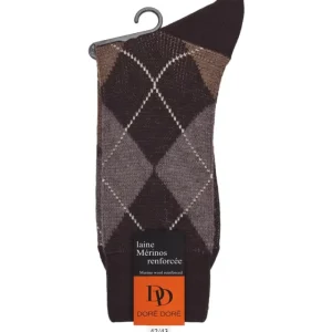 Homme Doré Doré Chaussettes^Chaussettes laine jacquard losange