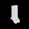Enfant Doré Doré Chaussettes Hautes^Chaussettes longues fines pour enfants en coton égyptien -