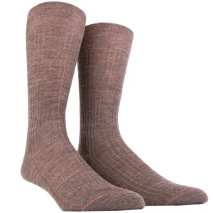 Homme Doré Doré Chaussettes^Chaussettes luxe brun loutre en laine mérinos