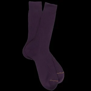 Homme Doré Doré Chaussettes^Chaussettes luxe couleur foncé en laine mérinos
