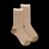 Enfant Doré Doré Chaussettes^Chaussettes pour enfants en laine avec motifs à micro-points et effet brillant -