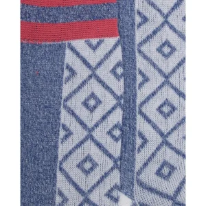 Femme Doré Doré Chaussettes^Chaussettes pour femme en fil d'Ecosse mi-rubané et mi-rhombique avec effet brillant -
