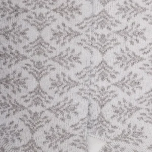 Femme Doré Doré Chaussettes^Chaussettes pour femmes en fil d'Ecosse à motifs d'éventails avec effet scintillant -