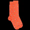 Homme Doré Doré Chaussettes^Chaussettes pour hommes en fil d'Ecosse à motifs d'escrime -