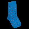 Homme Doré Doré Chaussettes^Chaussettes pour hommes en coton à motifs sombrero -