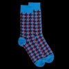 Homme Doré Doré Chaussettes^Chaussettes pour hommes en coton égyptien avec motifs géométriques -
