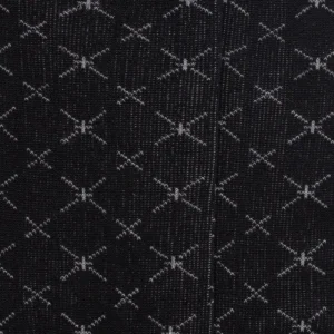 Homme Doré Doré Chaussettes^Chaussettes pour hommes en fil d'Ecosse à motifs géométriques sans tricot élastique -