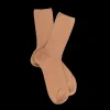Femme Doré Doré Chaussettes^Chaussettes sans bord élastique en coton égyptien - Spécial jambes sensibles - désert