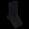Homme Doré Doré Chaussettes^Chaussettes sans bord élastique en coton égyptien - Spécial jambes sensibles -
