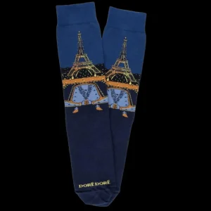 Homme Doré Doré Chaussettes^Chaussettes Tour Eiffel