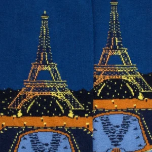 Homme Doré Doré Chaussettes^Chaussettes Tour Eiffel