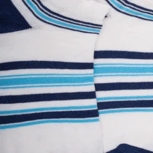 Enfant Doré Doré Socquettes^Chaussons courtes pour enfants en fil d'Ecosse à rayures colorées -
