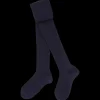 Enfant Doré Doré Collants^Collant enfant côtelé en coton doux - Bleu marine