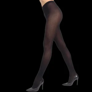 Femme Doré Doré Collants^Collant femme 60 deniers à motif géométriques -