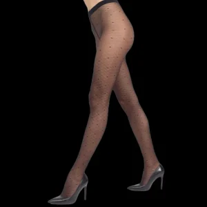 Femme Doré Doré Collants^Collant femme 20 deniers à motif géométriques -