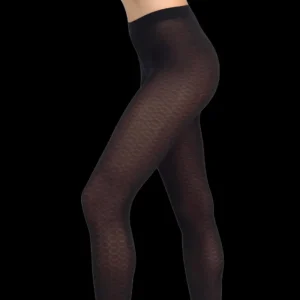 Femme Doré Doré Collants^Collant femme 60 deniers à motif géométriques -