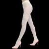 Femme Doré Doré Collants^Collant femme ajourés en coton et cachemire - Écru