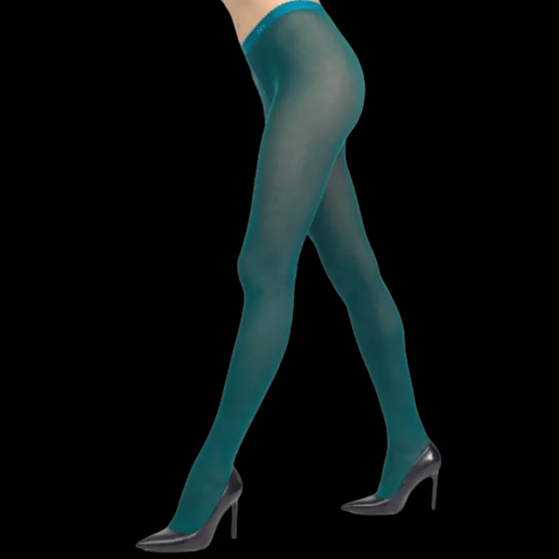 collant_femme_en_coton__v_0.webp Femme Doré Doré Collants^Collant femme en coton - Vert Saule